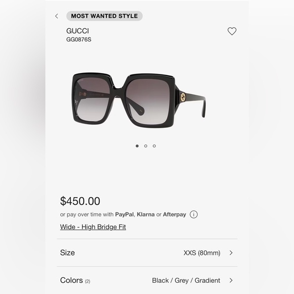 GUCCI GG0876S Sunglasses - Picture 2 of 7